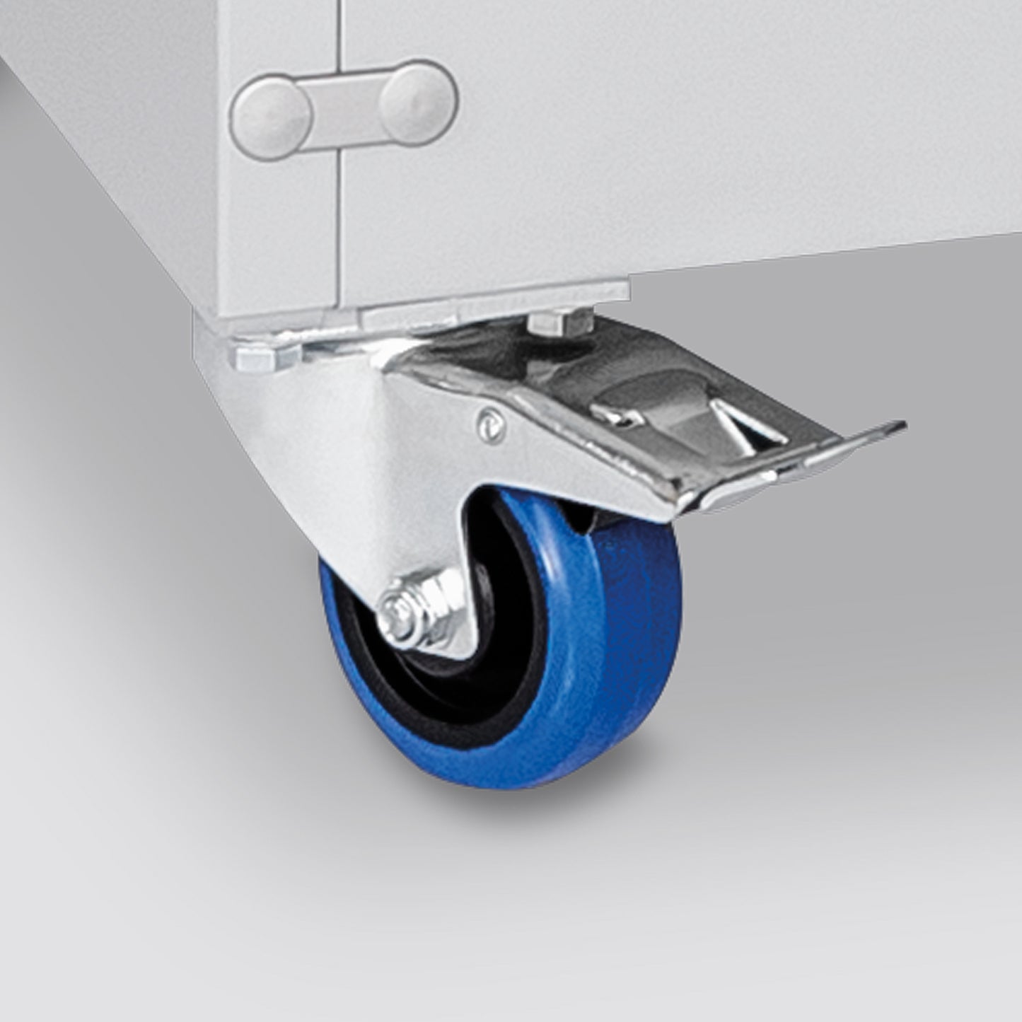 Castors Kit, 4 pcs (2 braked)