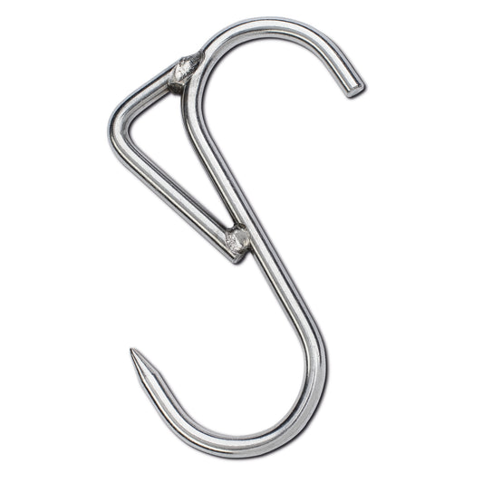 Stainless Steel S Hook with Ring