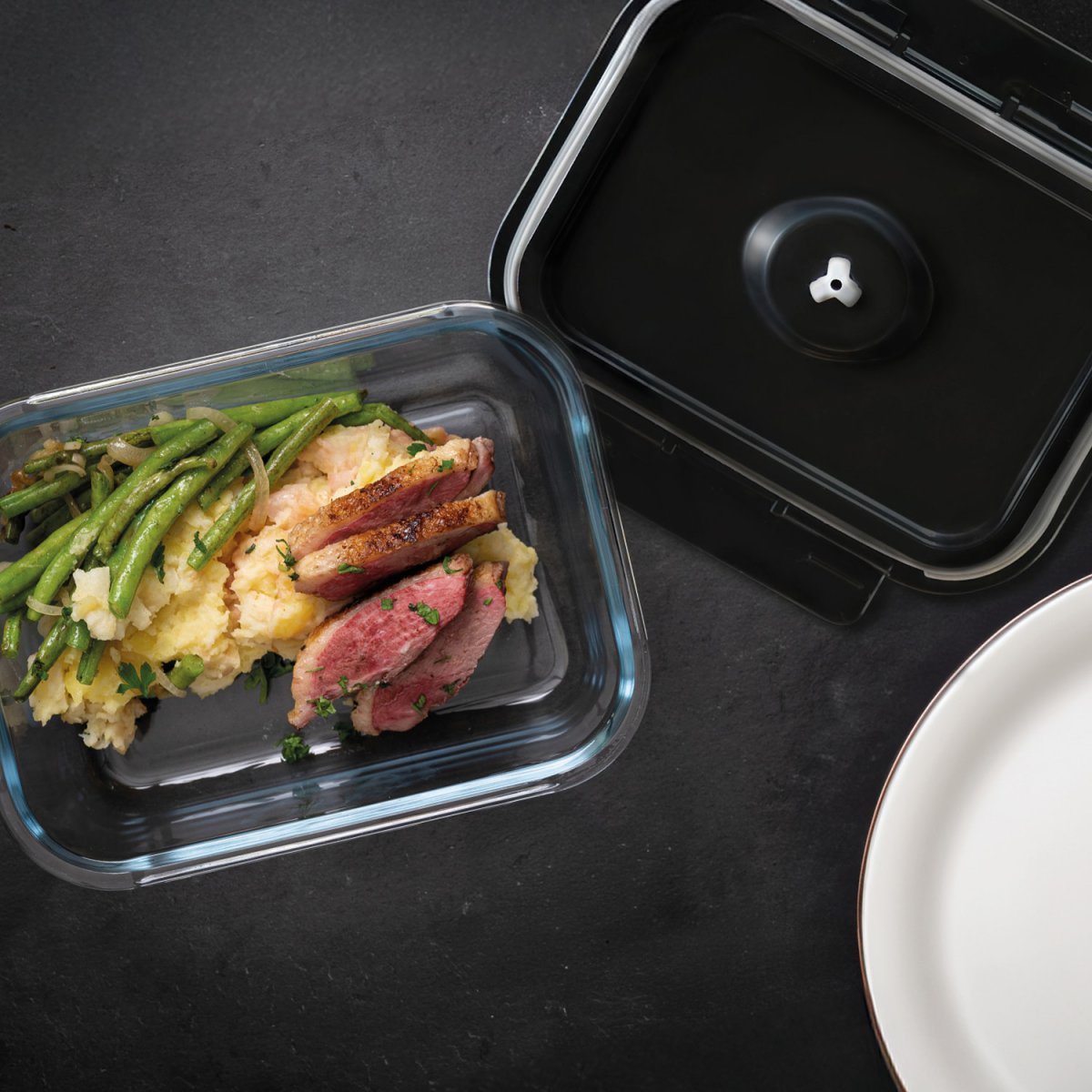 VL007 G-Line Glass Vacuum Container